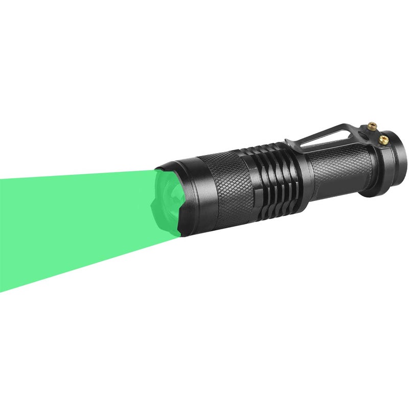 WAYLLSHINE Single Mode Green LED Flashlight, 150 Yard Long Range, High Power, Night Vision, Compact Green Flashlight Torch For Night Observation - Image 1